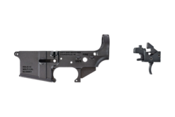 Partisan Triggers Disruptor AR-15 3 Position Drop In Forced Reset Trigger + Dirty Bird NOLO AR-15 Stripped Forged Lower Receiver