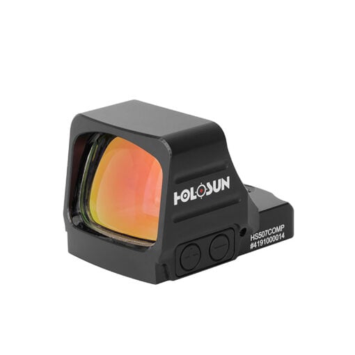 AR15 Discounts Holosun HS507COMP Open Reflex Optical Sight, 2 MOA Dot, Gold CRS Competition Reticle, Black - $369.99 at AR15 Discounts