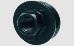 Faxon Stainless Steel Direct Thread to Hub Adapter - 1/2x28