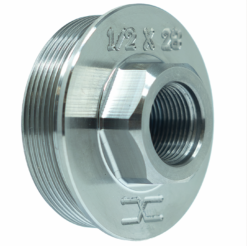 Faxon Titanium Direct Thread to Hub Adapter - 1/2x28