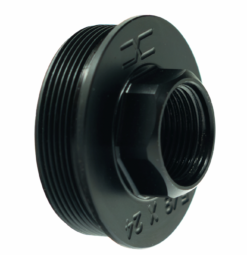 Faxon Stainless Steel Direct Thread to Hub Adapter - 5/8x24