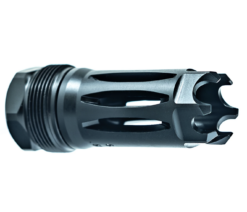 Faxon Firearms Muzzlok Stainless Steel Plan B Flash Hider - 1/2x28 - .250" Bore