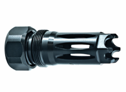 Faxon Firearms Muzzlok Stainless Steel Plan B Flash Hider - 5/8x24- .375" Bore
