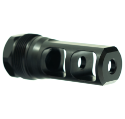 Faxon Firearms Muzzlok Stainless Steel Plan B Muzzle Brake - 1/2x28 - .250" Bore