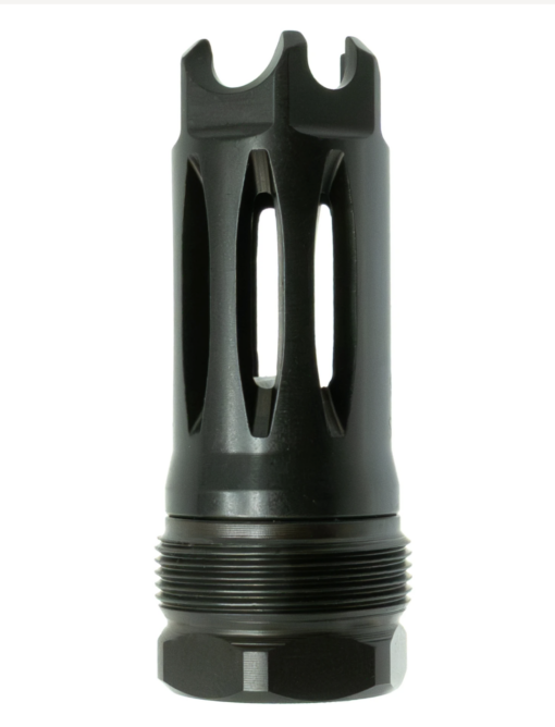 Faxon Firearms Muzzlok Stainless Steel Plan B Flash Hider - 1/2x28 - 9mm Bore - AR15 Discounts
