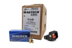 Vortex Defender-XL Micro Red Dot + Magtech 9mm 115 Grain FMJ Ammo Handgun Ammo - 1000 Rounds