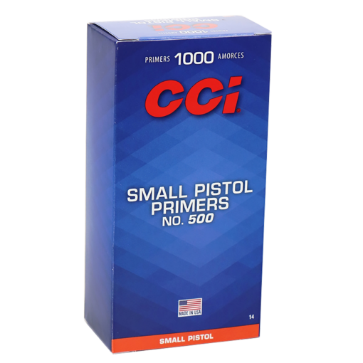 AR15 Discounts CCI SPP #500, SMALL PISTOL PRIMER 1000/BOX - $129.00 at AR15 Discounts