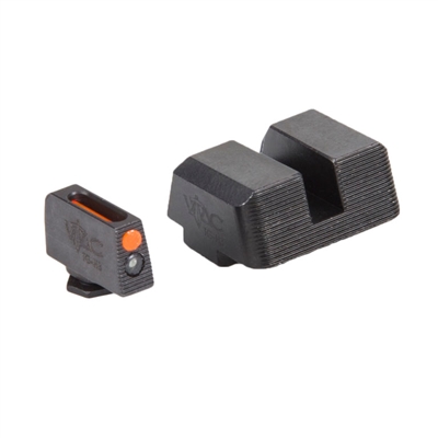 VIKING TACTICS GLOCK SIGHTS: FIBER FRONT / STEEL REAR - Red - AR15 Discounts