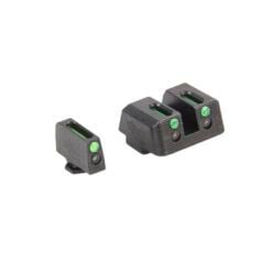 Viking Tactics VTAC Glock Sights - Fiber Front / Fiber Rear Green / Green
