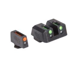 Viking Tactics VTAC Glock Sights - Fiber Front / Fiber Rear Red / Green