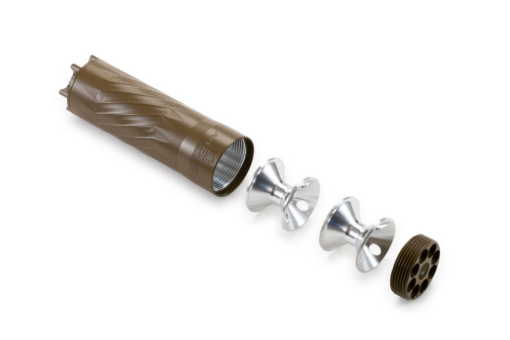 Anechoic PipSqueak 22 Micro Rimfire Titanium Suppressor - FDE - AR15 Discounts