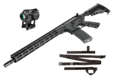 Mil-Spec 16" 5.56 NATO 30Rd Semi-Auto M-LOK Midlength AR-15 Rifle + Red Dot & Sling Bundle