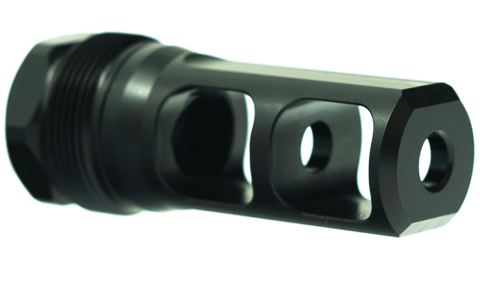 Faxon Firearms Muzzlok Stainless Steel Plan B Muzzle Brake - 1/2x28 