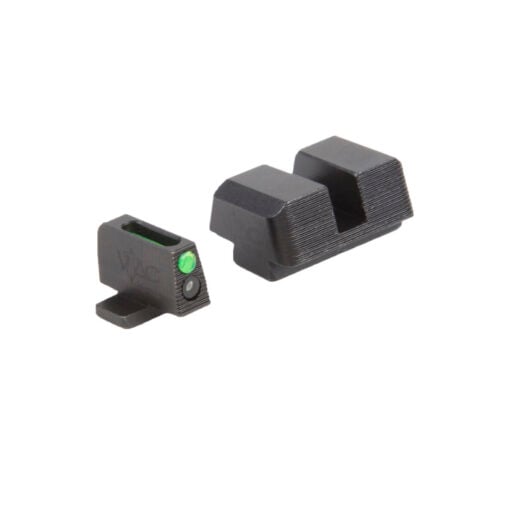 Viking Tactics VTAC SIG Sights - Fiber Front - Fiber Front Green / Steel Rear, 6F / 8R - Viking Tactics