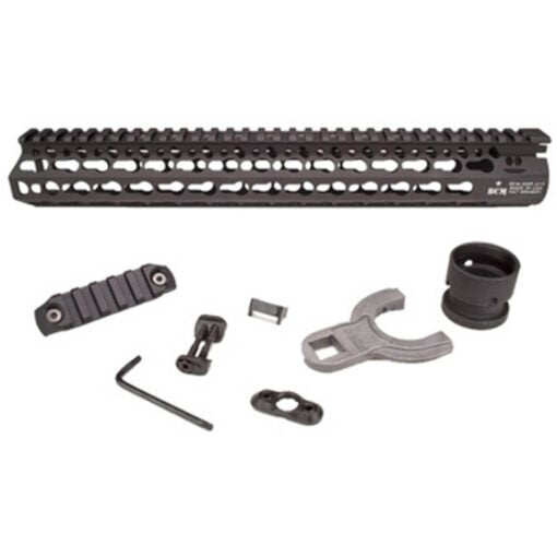 AR15 Discounts Bravo Company, 13" ALPHA Keymod Rail, Fits AR Rifles, Aluminum Alloy, Includes BCM KeyMod Sling Mount and a BCM KeyMod Nylon Rail, Black - $224.95 at AR15 Discounts