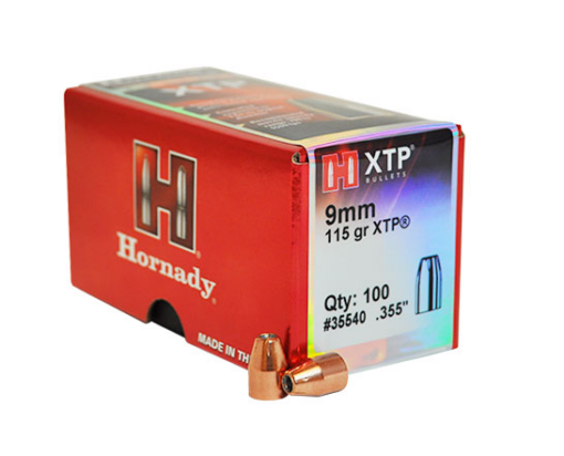 Hornady 9MM .355 115 Gr Xtp Bullets 100Ct - AR15 Discounts