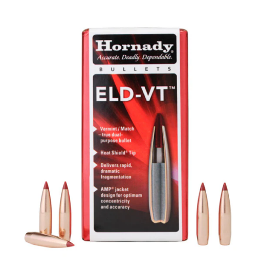 Hornady 24372 6MM .243 80 Gr Eld-Vt  (1-8") Bullets 100Ct - AR15 Discounts