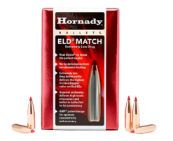 Hornady 6MM .243 109 Gr Eld Match  (1-8") Bullets 500Ct
