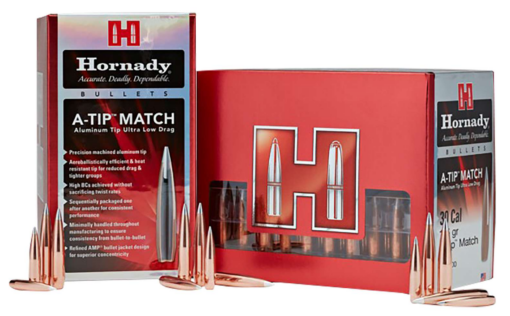 Hornady 6.5MM .264 153 Gr A-Tip Match  (1-8") Bullets 500Ct - AR15 Discounts