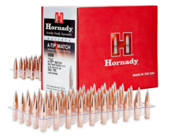 Hornady 6MM .243 110 Gr A-Tip Match  (1-7.7") Bullets 500Ct