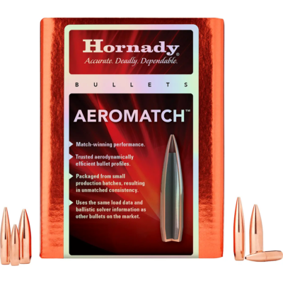 Hornady 307191 30Cal .308 175gr Hollow Point Boat Tail 500 Per Box