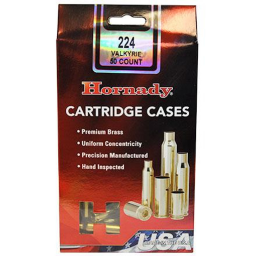 AR15 Discounts Hornady Case 224 Valkyrie Unprimed Brass 50Ct - $43.99 at AR15 Discounts