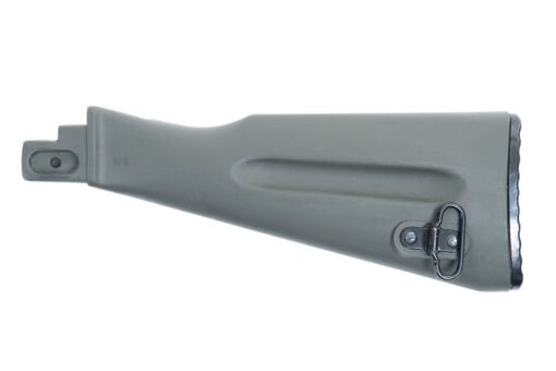 MSR U.S. made OD green polymer buttstock assembly for stamped receiver rifles Warsaw pact length - AR15 Discounts