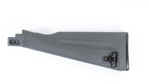 MSR U.S. made gray polymer buttstock assembly for stamped receiver rifles NATO length - AR15 Discounts