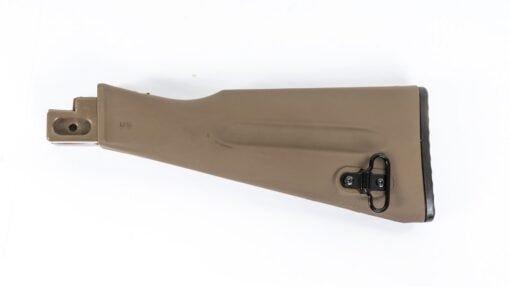 MSR U.S. made fde polymer buttstock assembly for stamped receiver rifles Warsaw pact length - AR15 Discounts