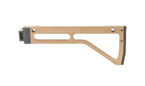 MSR Buttstock assembly right folding milled rec. alum 4 QD ports SAM7SF & AR-M14 Arsenal Inc. - FDE - AR15 Discounts