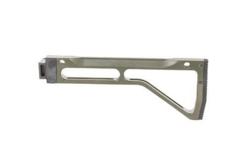 MSR Buttstock assembly right folding milled rec. alum 4 QD ports SAM7SF & AR-M14 Arsenal Inc. - OD Green - AR15 Discounts