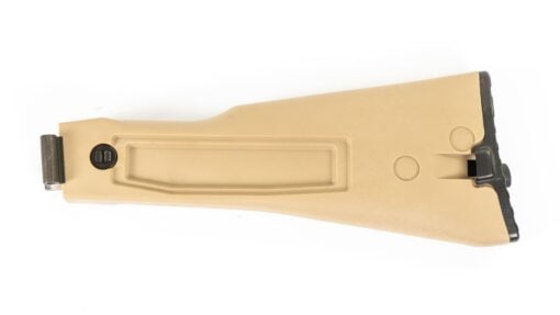 MSR Buttstock left-side folding polymer desert sand color 4.5mm pivot pin Arsenal Inc. - AR15 Discounts