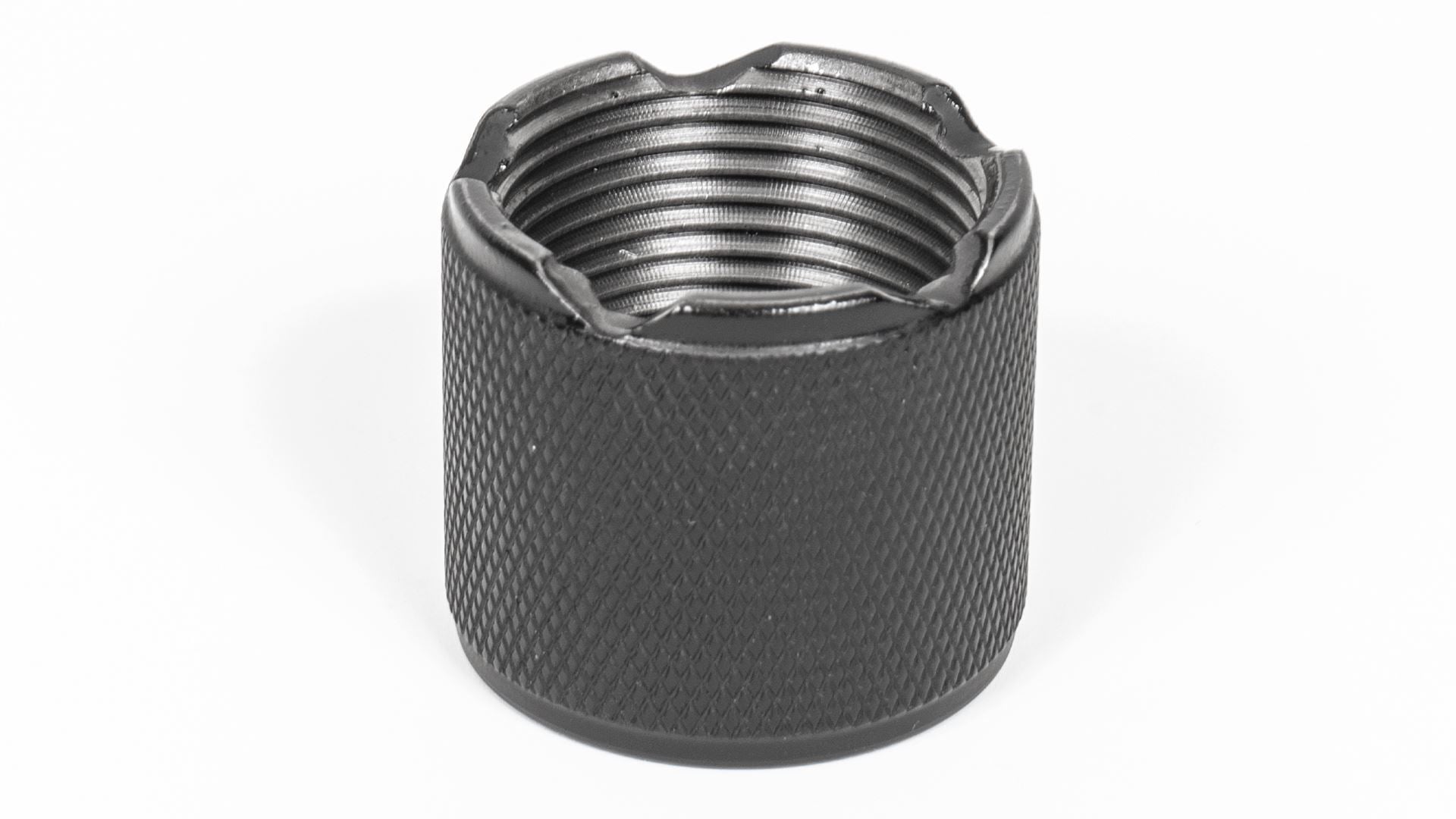 MSR Barrel nut / thread protector 24×1.5mm right hand threads stainless steel 5 easy-turn notches