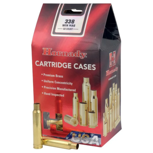AR15 Discounts Hornady Case 338 Win Mag Unprimed Brass 50Ct - $72.99 at AR15 Discounts