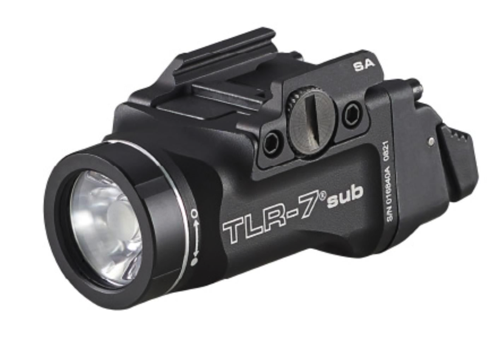 Streamlight, TLR-7 Sub Weaponlight, 500 Lumens, Black, For Sig P365/XL