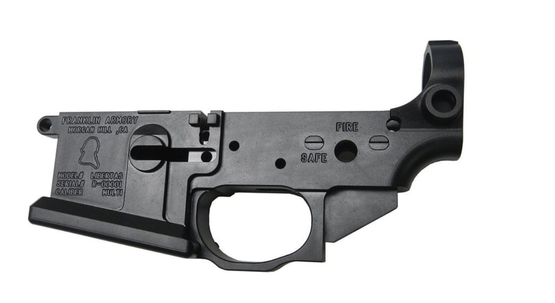Franklin Armory Libertas Stripped Billet Lower Receiver