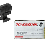 Holosun ARO Advanced Rifle Enclosed Sight + Winchester WM193K M193 5.56NATO 55 Grain FMJ Rifle Ammo – 1000 Rounds