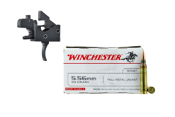 Partisan Triggers Disruptor AR-15 3 Position Drop In Forced Reset Trigger + Winchester WM193K M193 5.56NATO 55 Grain FMJ Rifle Ammo - 1000 Rounds
