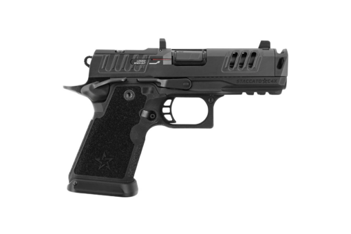 Staccato 20-2701-001107-01 HD C4X Premium Package 9mm 4" Semi-Auto CA Compliant Compensated Pistol - Black - AR15 Discounts