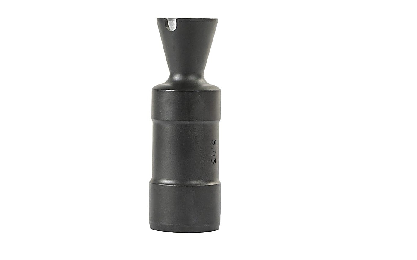 Arsenal Inc. Flash hider cone design for 5.45×39 and 5.56×45 24×1.5mm RH threads US made