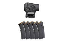 Vortex Crossfire II 2 MOA Red Dot + 5 Magpul PMAG MOE 5.56 30RD Magazines