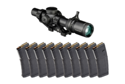 Vortex Venom 1-6-24 SFP 30mm AR-BDC3 LPVO w/ 2″ Cantilever 30mm Mount + 10 Magpul PMAG MOE 5.56 30RD Magazines
