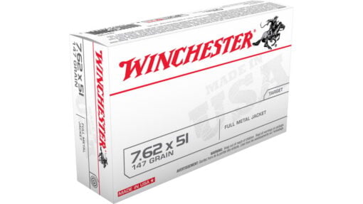 AR15 Discounts Winchester 7.62x51 147gr FMJ Rifle Ammo - 20 Rounds - $19.95 at AR15 Discounts