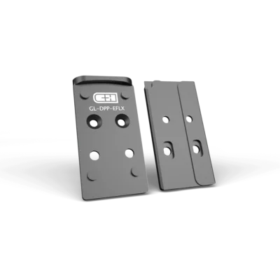 C&H Precision C&H Precision V4 Optic Plate Glock MOS to DeltaPoint PRO/EOTech EFLX - Black