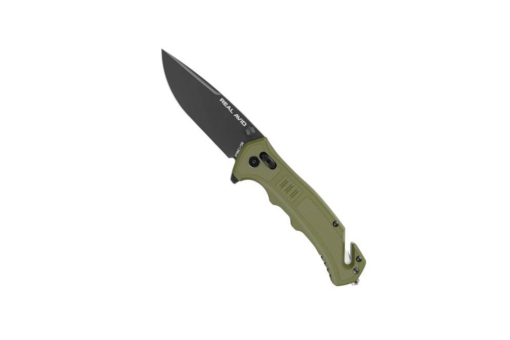 AR15 Discounts Real Avid RAV-4 Folding Knife Drop Point - Green - $16.95 at AR15 Discounts