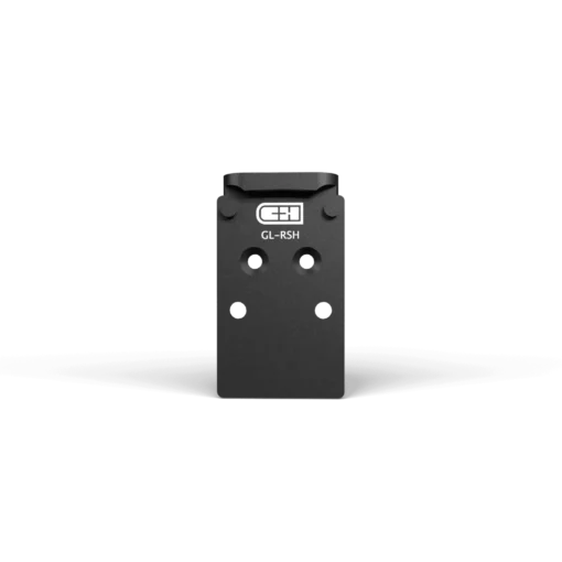 C&H Precision Glock MOS Steel Plate for Trijicon RMR & Holosun 407C/507C/508T - Black