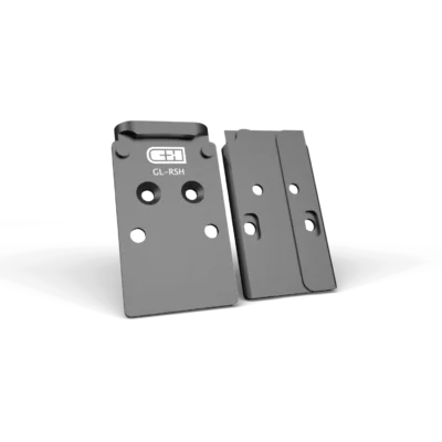 C&amp;H Precision Glock MOS Steel Plate for Trijicon RMR &amp; Holosun 407C/507C/508T - Black