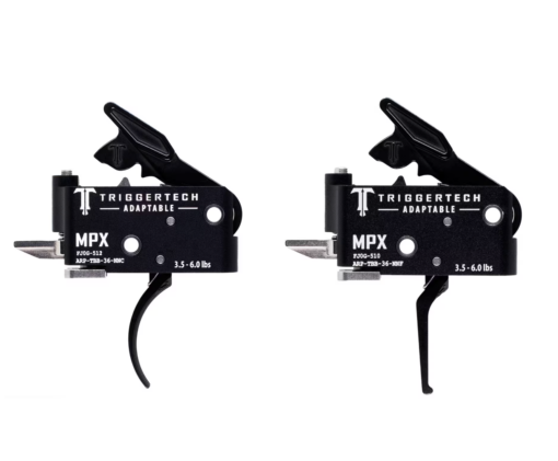 AR15 Discounts Triggertech MPX Two Stage Trigger Black Adaptable - Flat - $294.99 at AR15 Discounts