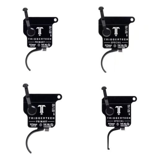 AR15 Discounts Triggertech Remington Model 7 Right Trigger - Black Special Curved - $239.99 at AR15 Discounts