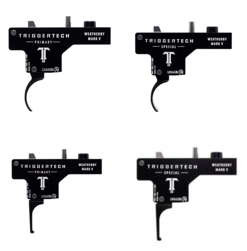Triggertech Weatherby Mark V Single-Stage Trigger - Black Special Flat